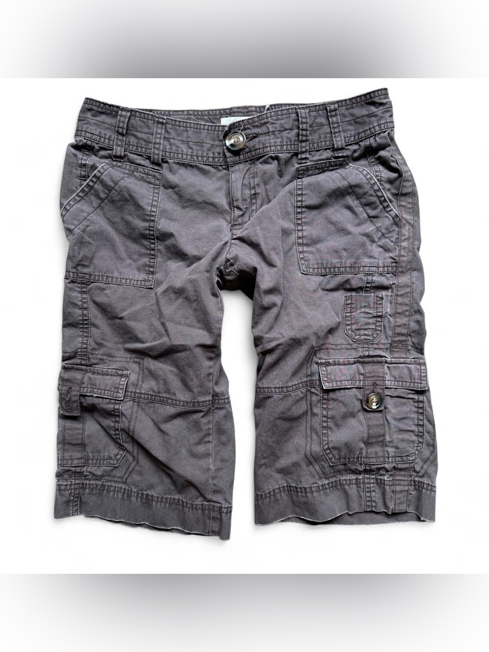 Vintage Old Navy Ultra Low Rise Brown Cargo Shorts